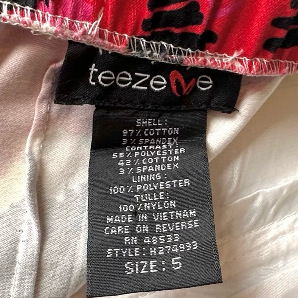 Teeze Me Juniors Dress Cocktail Multi-Color Floral Strapless Bright Fun Mini 5 - Picture 16 of 16